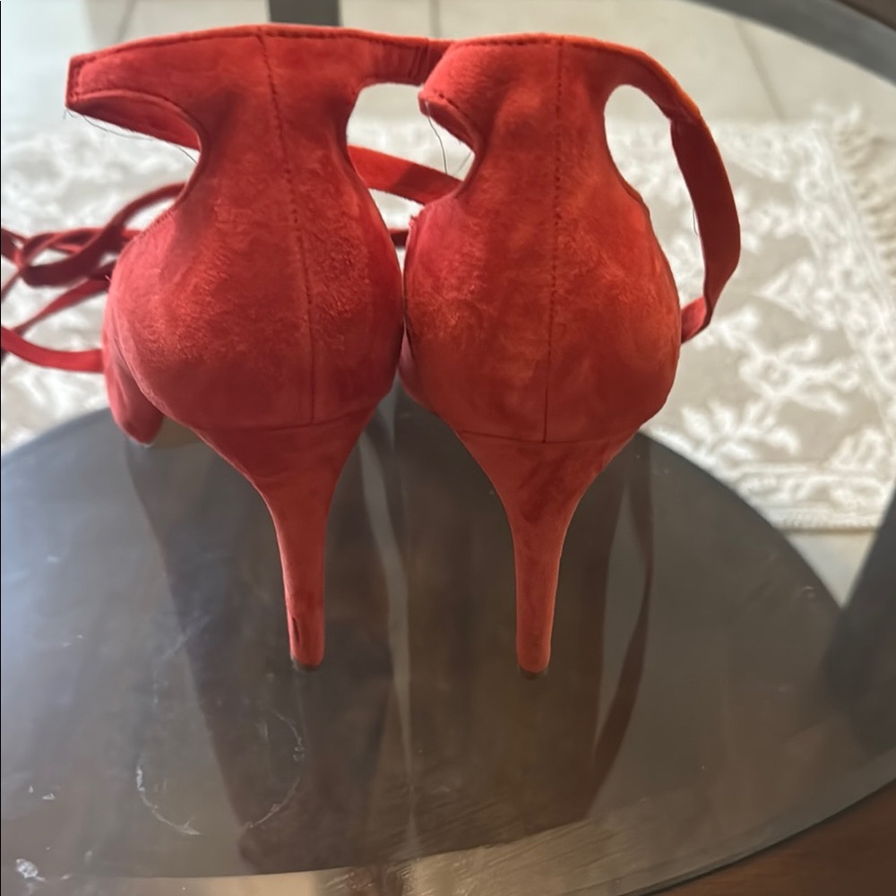 Elegant Burnt Orange Women's Shoes - Picture 7 of 9